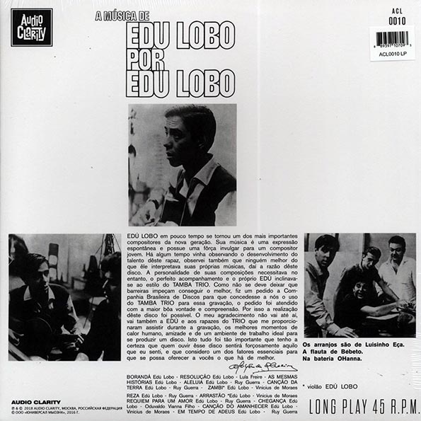 Edu Lobo & Tamba Trio - A Musica De Edu Lobo Por Edu Lobo