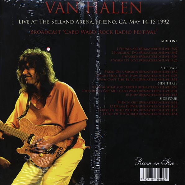 Van Halen - Live At The Selland Arena, Fresno, CA May 14-15 1992