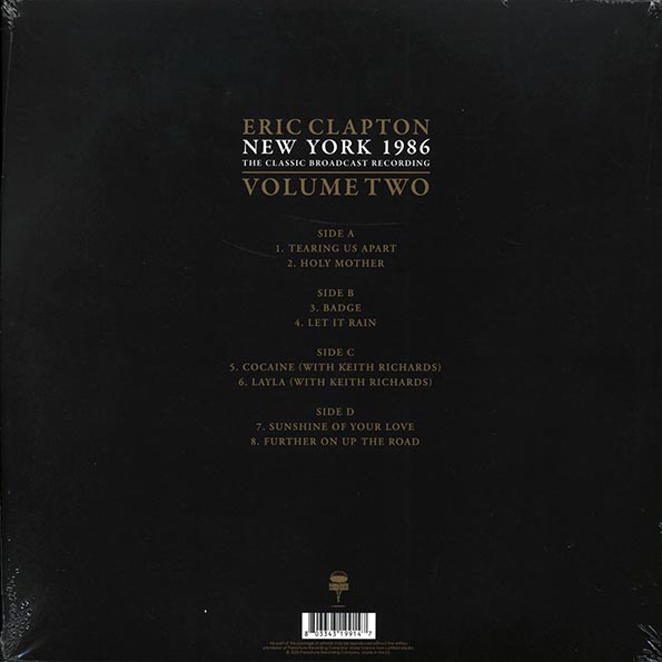 Eric Clapton - New York 1986 Volume 2: The Classic Broadcast Recording