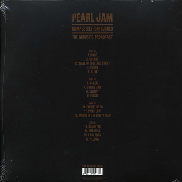 Pearl Jam - Completely Unplugged: The Acoustic Broadcast