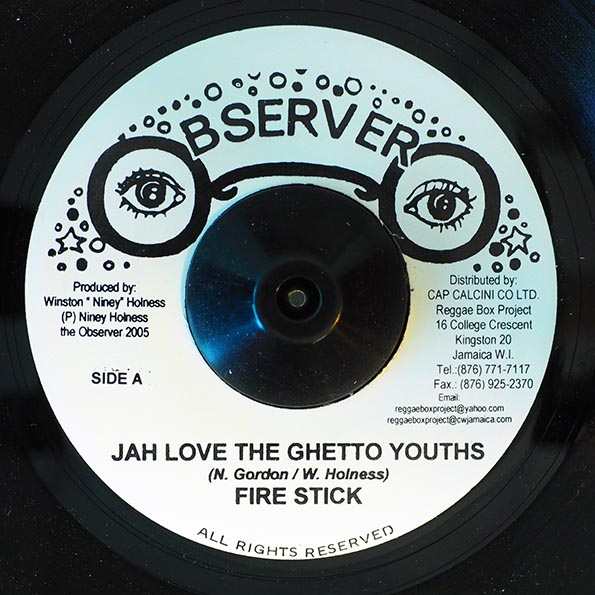 Fire Stick - Jah Love The Ghetto Youths  /  Version