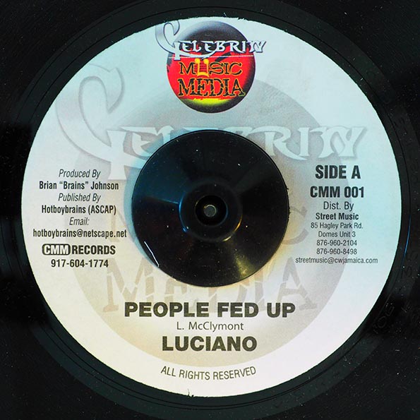 Luciano - People Fed Up  /  J Rich - In Time Like These