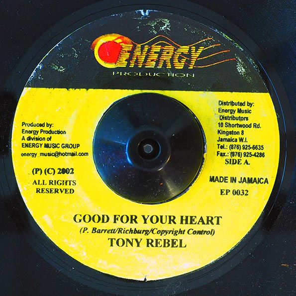 Tony Rebel - Good For Your Heart  /  Version