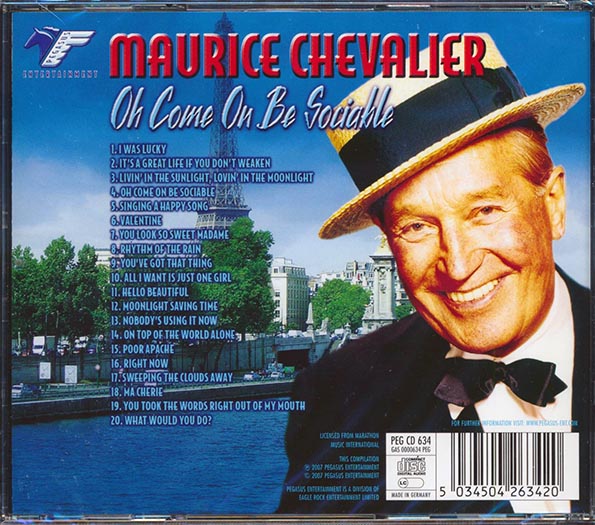 Maurice Chevalier - Oh Come On Be Sociable