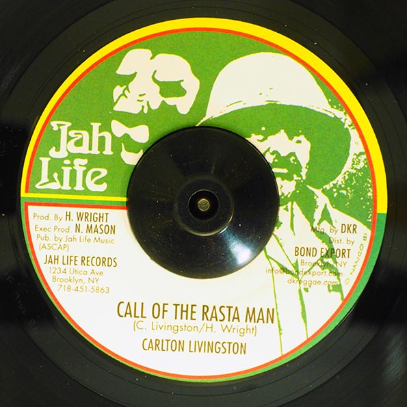Carlton Livingston - Call Of The Rasta Man  /  Jah Life - Dubplate Master Style