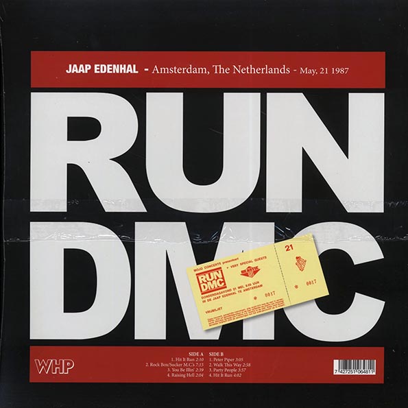 Run DMC - Jaap Edenhal: Amsterdam, The Netherlands, May 21, 1987