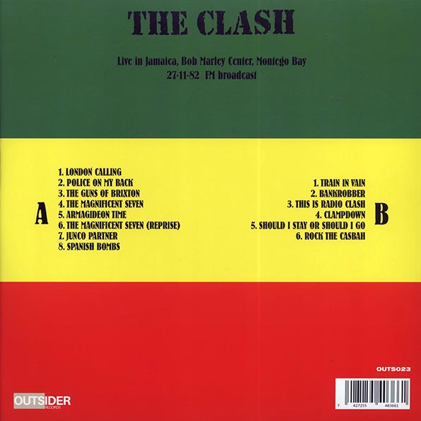 The Clash - Jamaica Calling: Live In Jamaica, Bob Marley Center, Montego Bay 27-11-82